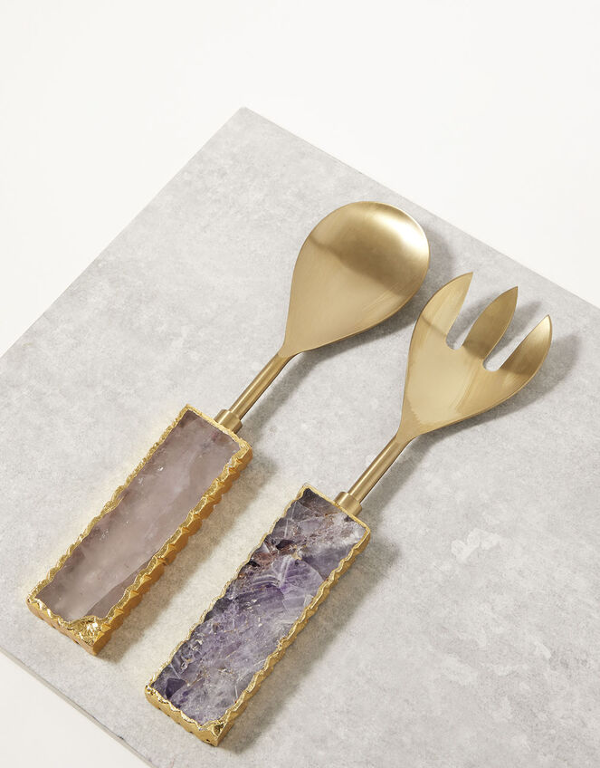 Agate Salad Servers, , large
