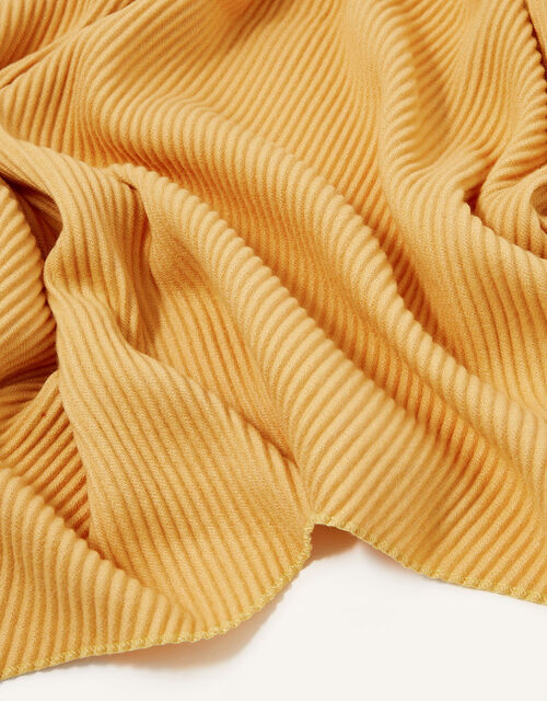 Pleated Midweight Scarf, , large