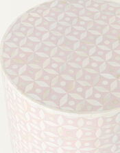 Patterned Cylinder Bedside Table, , large