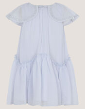 Baby Elena Sequin Swing Party Dress, Blue (PALE BLUE), large