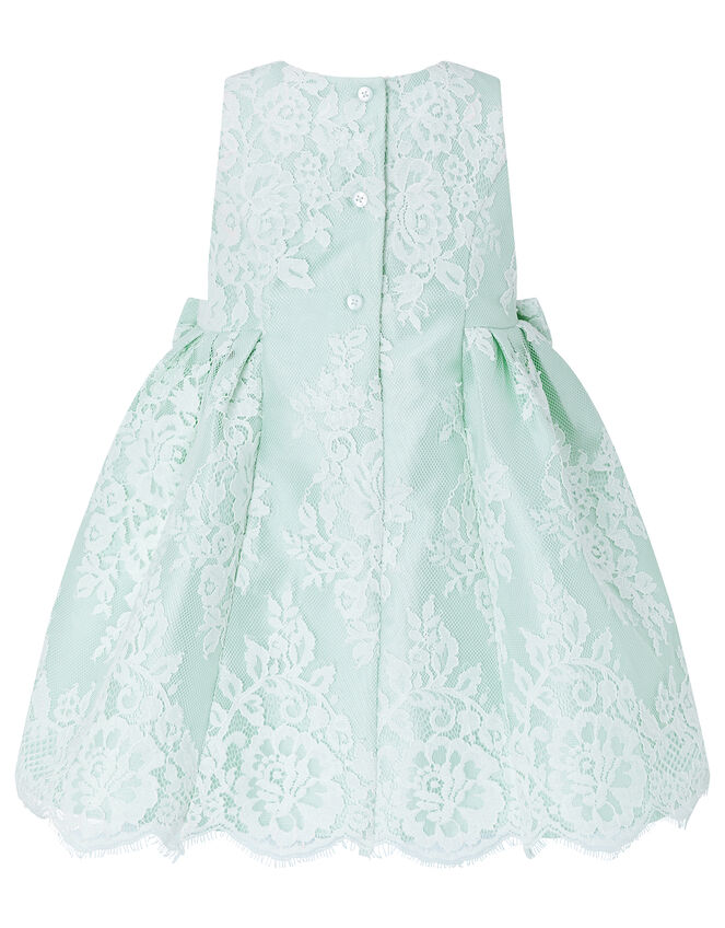 Baby Valeria Lace Occasion Dress, Green (MINT), large