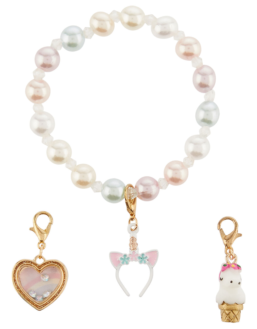Unicorn Changeable Charm Bracelet Girls' Jewellery Monsoon UK.