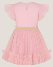 Bunny Sequin Disco Dress, Pink (PINK), large