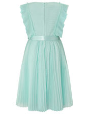 Gabriella Sustainable Sequin Pleated Dress, , large