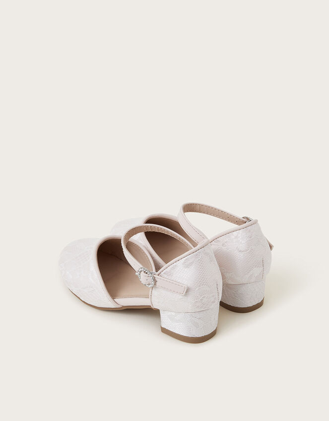 Lace Two-Part Heels, Pink (PINK), large