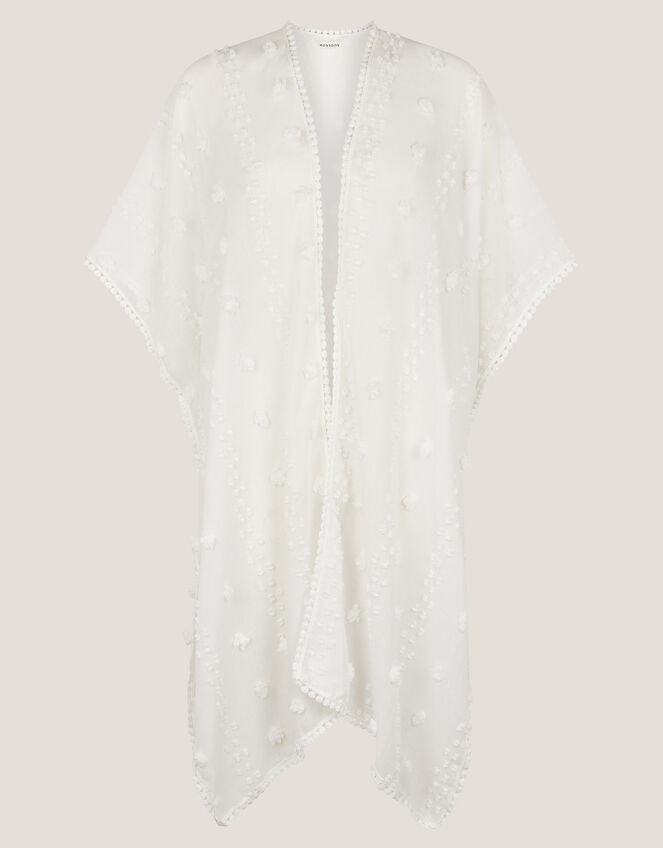 Effy Embroidered Beach Cover Up, , large