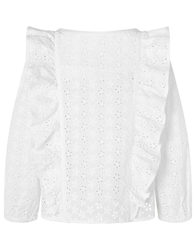 Alison Broderie Lace Kimono with Cami Top, Ivory (IVORY), large