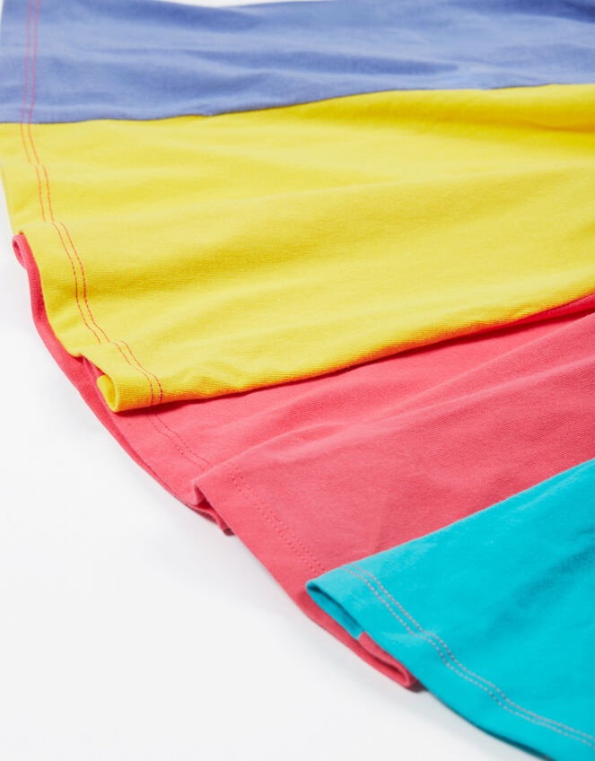 Frugi Rainbow Jersey Skirt , Multi (MULTI), large