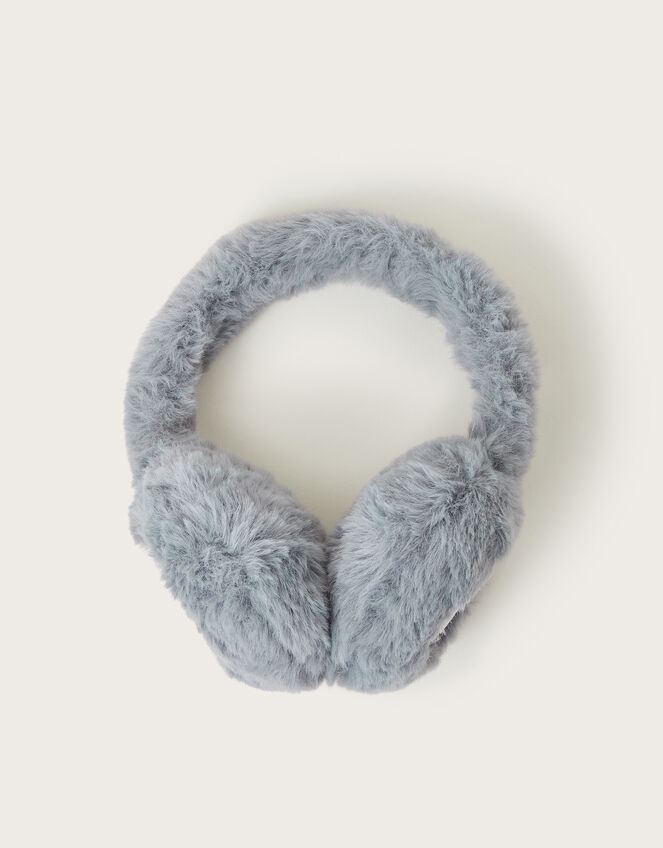 Dinosaur Faux Fur Earmuffs, , large