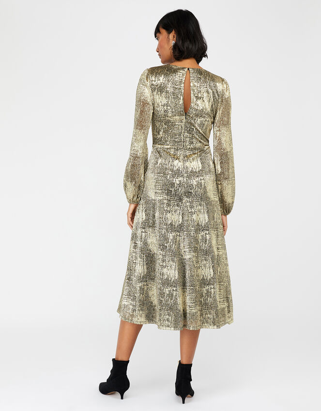 Vanessa Twist Maxi Dress, Gold (GOLD), large