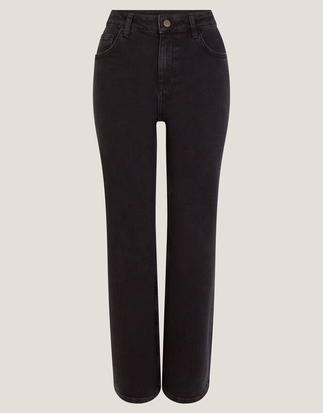 Sienna Straight Leg Jeans, Black (BLACK), large