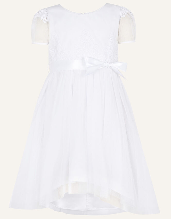 Nordic Lace Communion Dress, White (WHITE), large