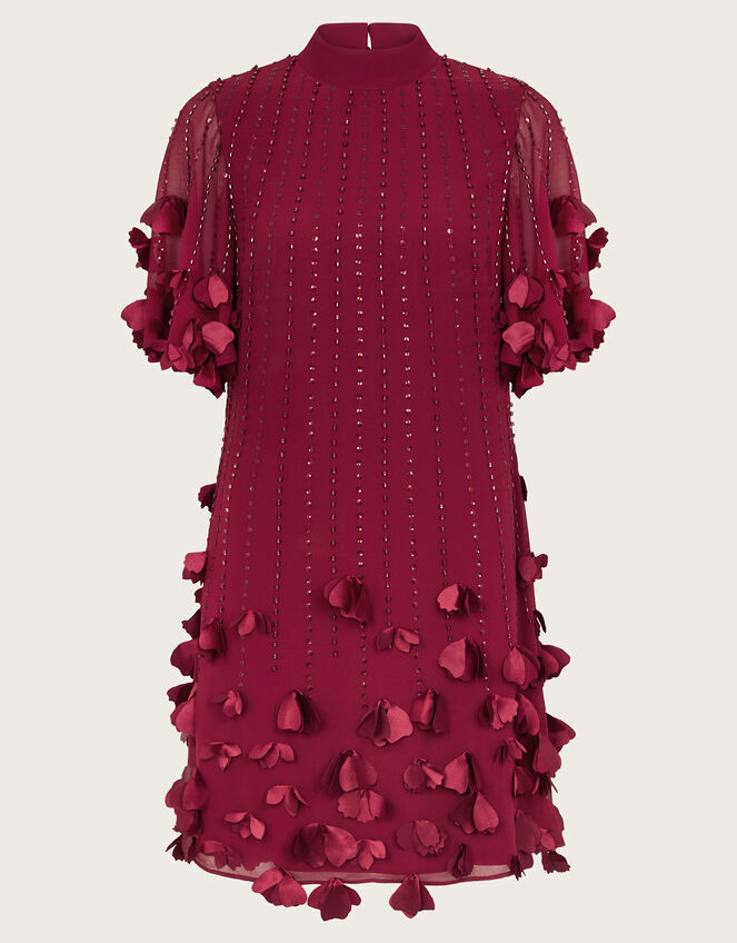 Carly Tunic Petal Dress, Red (RED), large