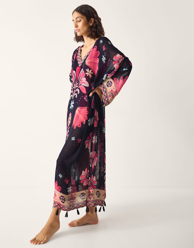 Abbie Floral Print Kaftan, , large