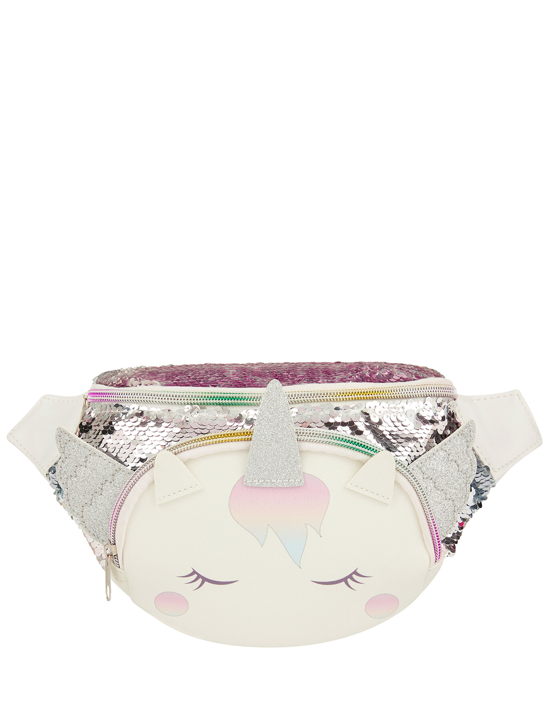 Ty Fantasia Sequin Belt Bag – Large Multicolor Reversible Bag With Adjustable Strap