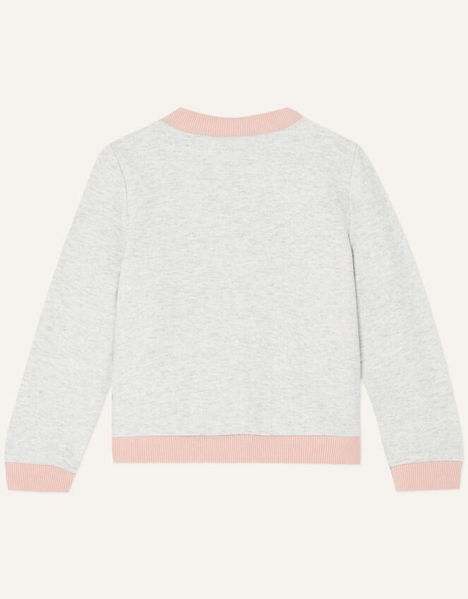 Baby Bunny Bomber Jacket, Grey (GREY), large