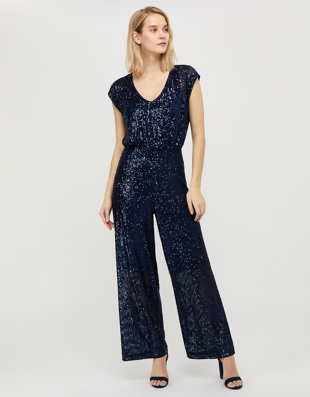 Monsoon sequin jumpsuit Clearance