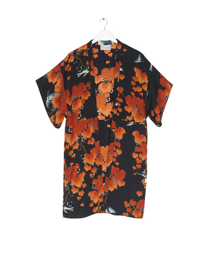 One Hundred Stars Acer Print Kimono, , large