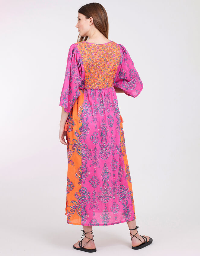 East Rian Print Kaftan, Pink (PINK), large