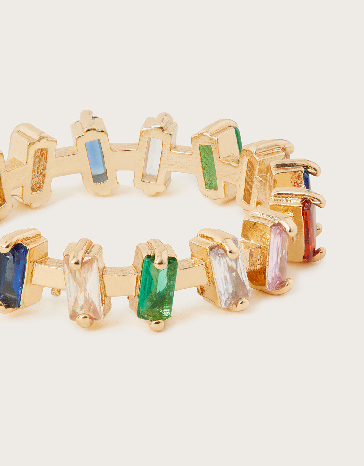 Multi Baguette Gem Ring Multi