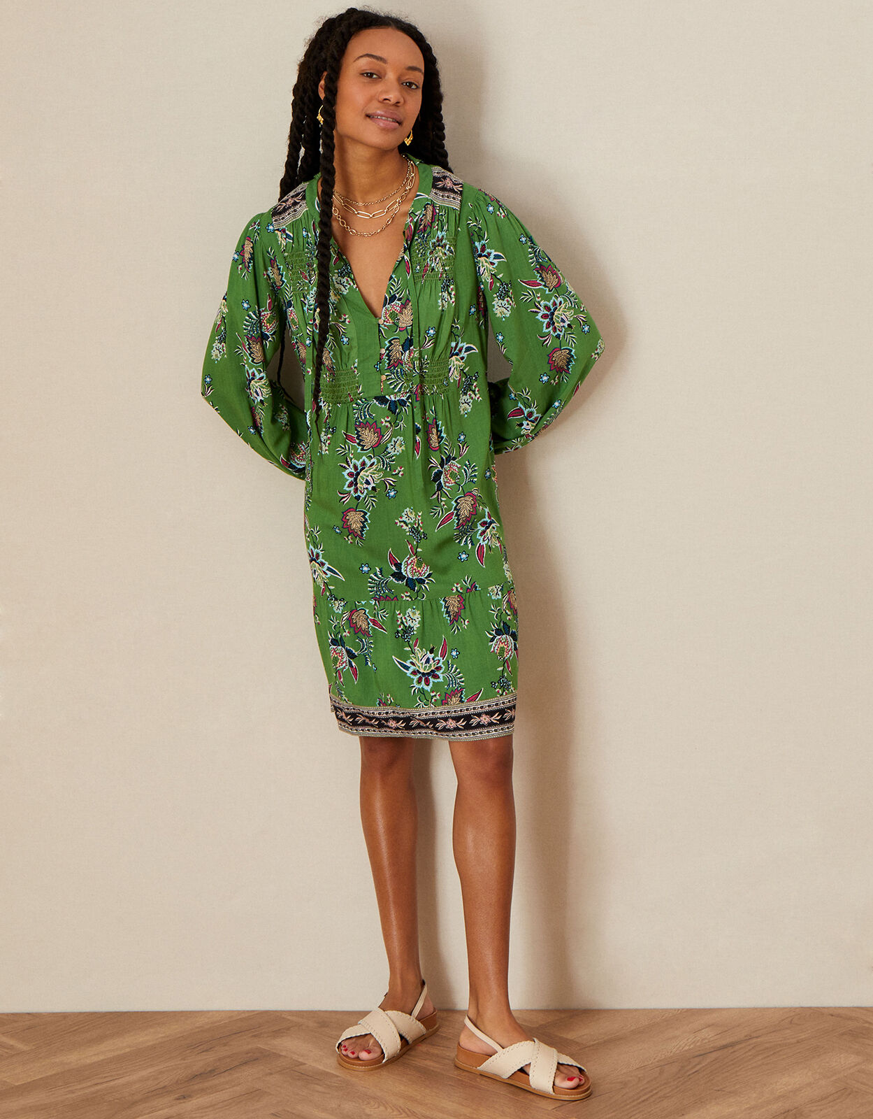 Green tunic dress shop uk
