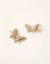 Glitter Butterfly Hair Clip Twinset, , large