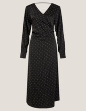 Margo Hotfix Midi Tea Dress, Black (BLACK), large