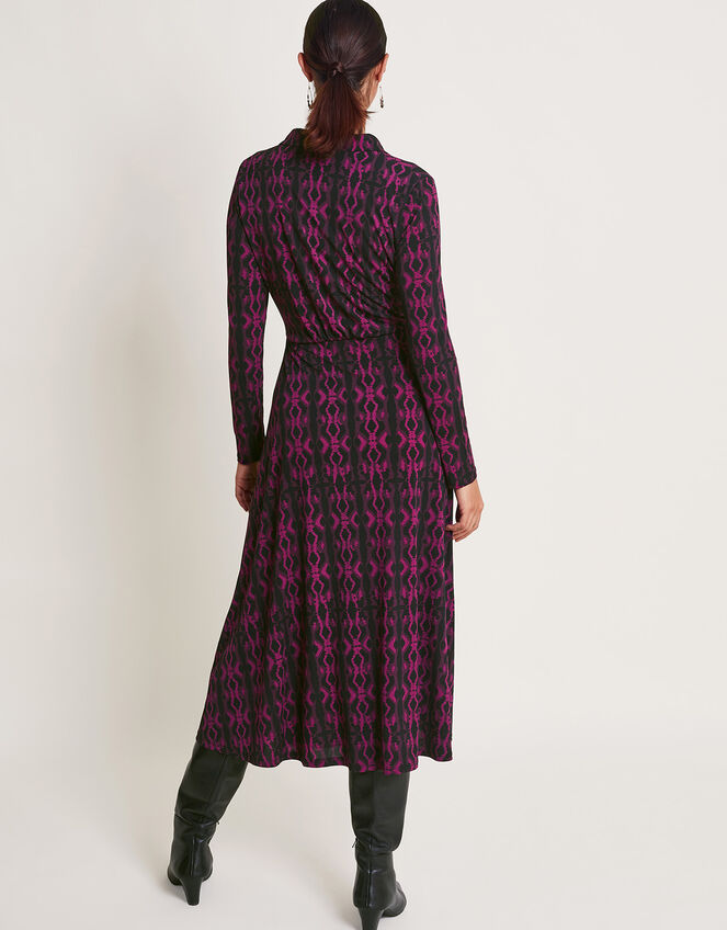 Gable Geometric Print Dress, Pink (PINK), large
