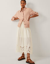 Belle Broderie Shacket, Pink (PINK), large