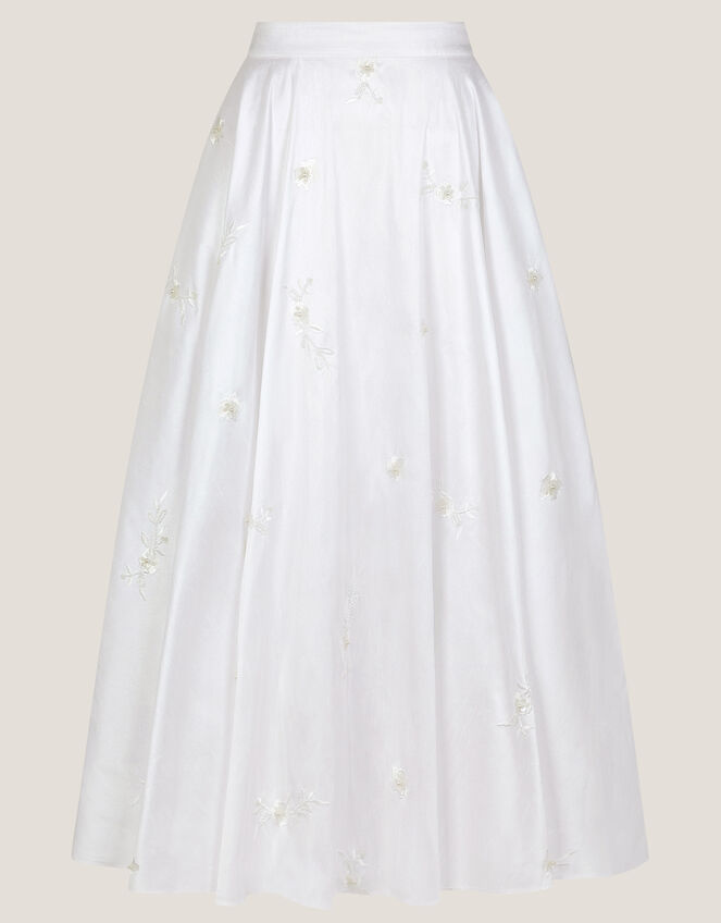 Eliza Floral Embellished Wedding Skirt, Ivory (IVORY), large