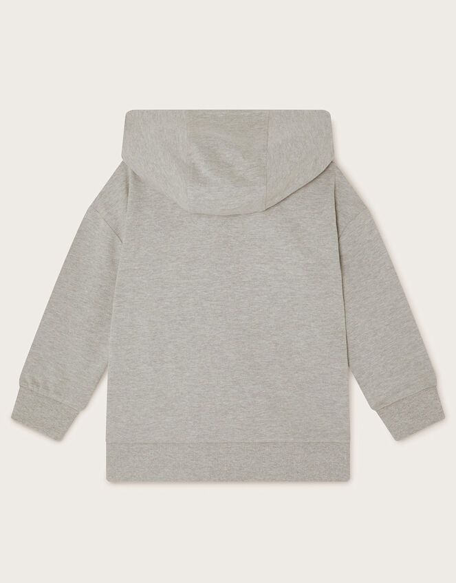 Dinosaur Hoodie, Grey (GREY), large