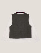 3-Piece Waistcoat & Shirt, Grey (GREY), large