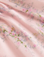 Esme Rose Satin Puff Top, Pink (PINK), large