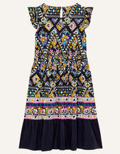 MINI ME Pablo Printed Dress, Blue (BLUE), large