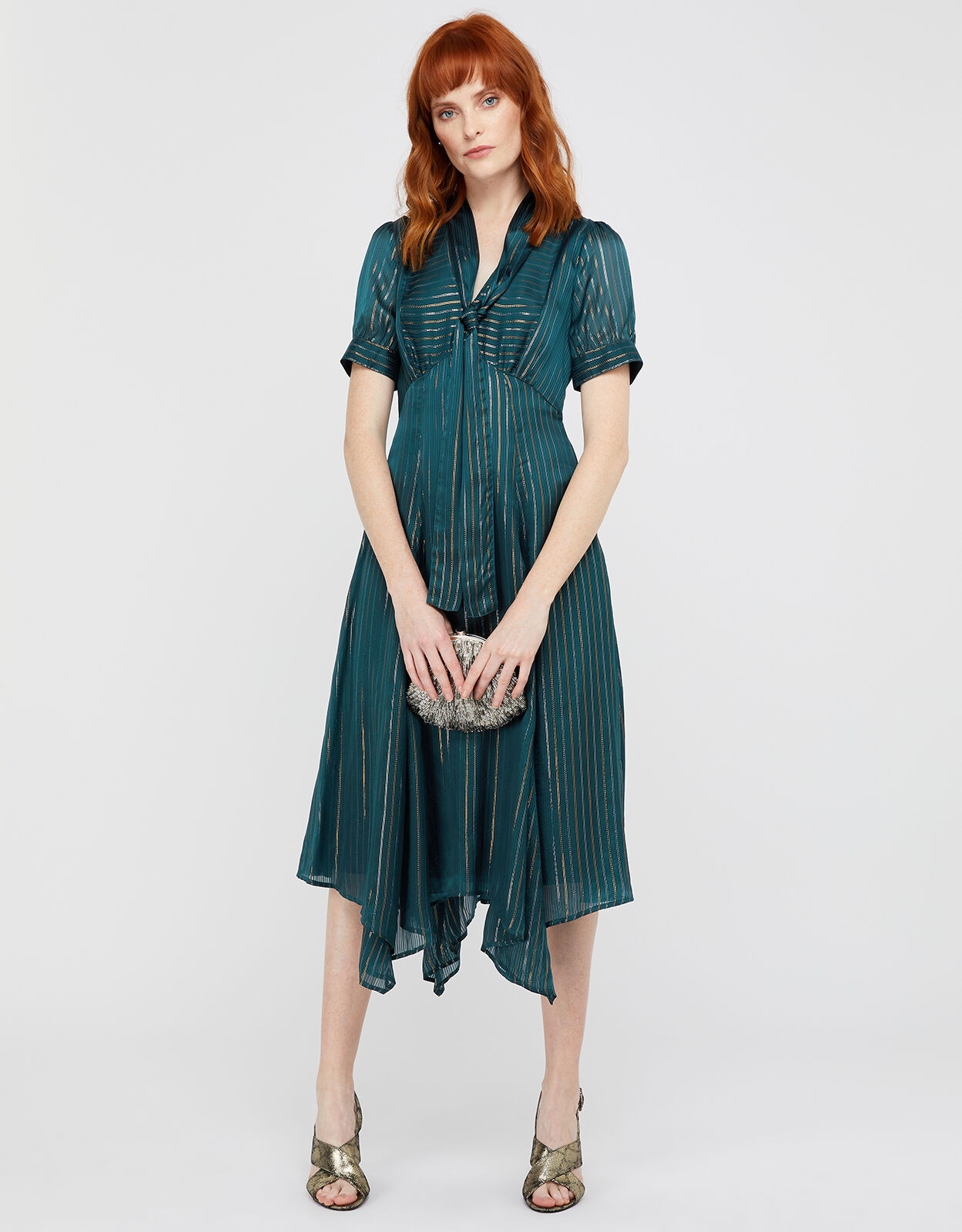 monsoon teal dress