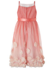 Sienna 3D Rose Occasion Dress, Pink (PINK), large
