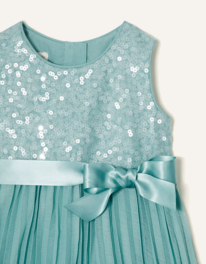 Baby Keita Sequin Dress, Green (MINT), large