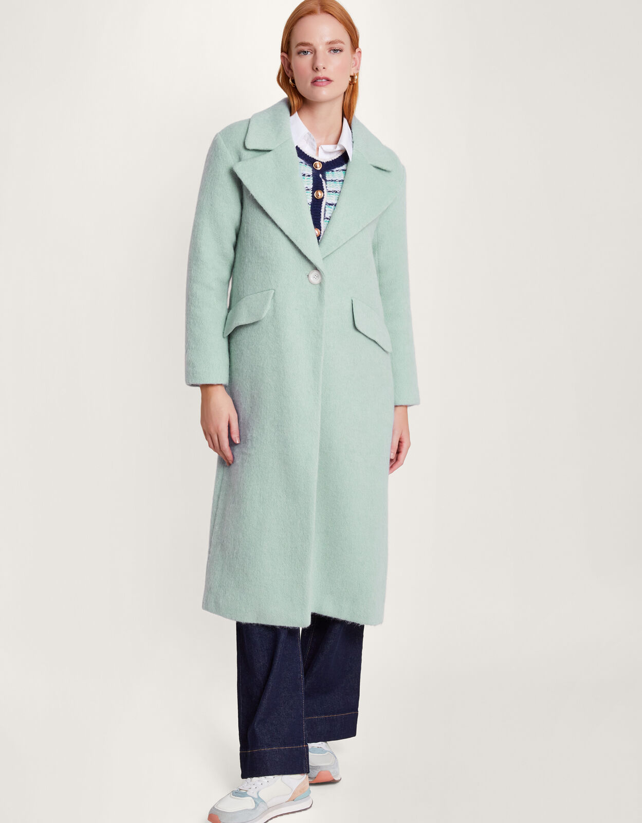 Green smart coat hot sale