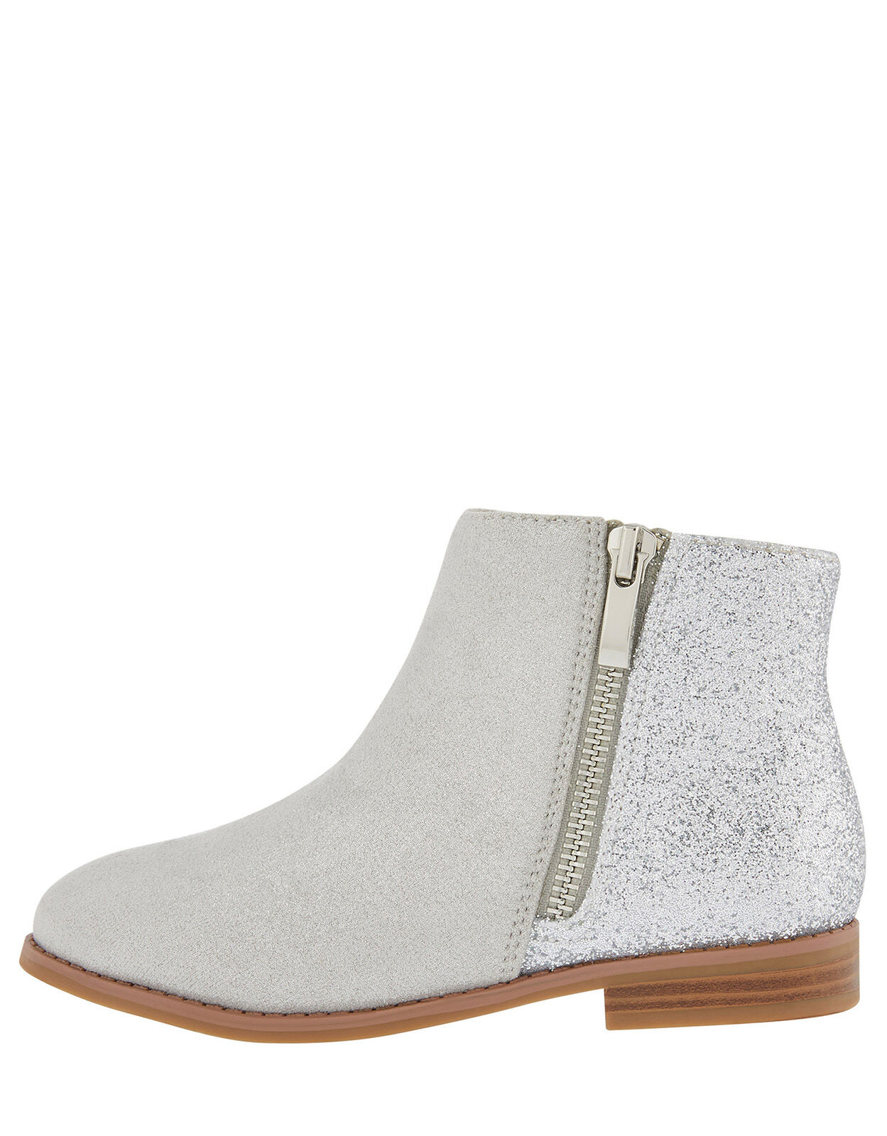 Lainey Glitter Ankle Boots Grey