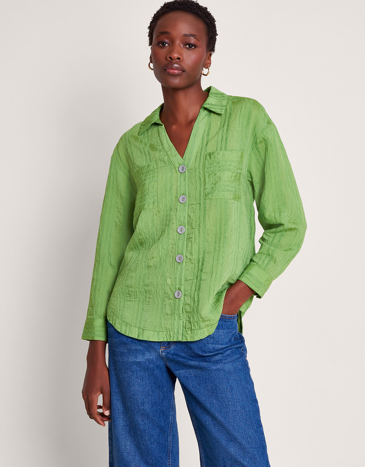 Greenery shirt top