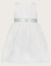 Baby Camelia Lace Rose Dress, Ivory (IVORY), large
