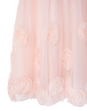 3D Roses Tulle Skirt, Pink (DUSKY PINK), large