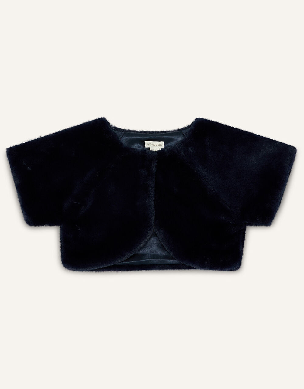 Faux Fur Shrug Blue Girls' Cardigans Monsoon UK.