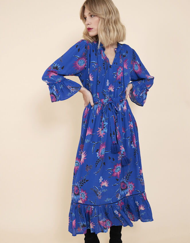 East Dakota Print Dress, Blue (BLUE), large