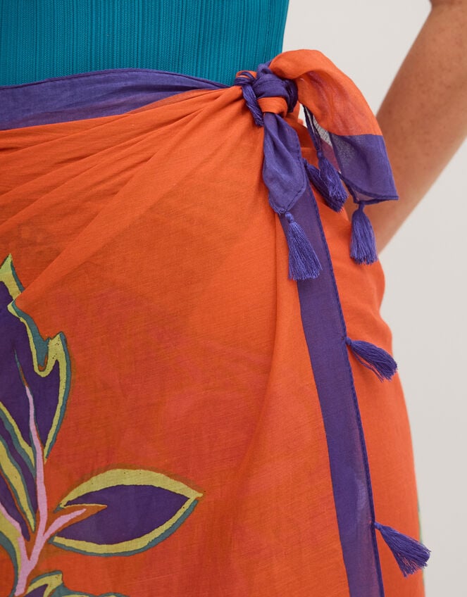 Carmen Floral Print Sarong, , large