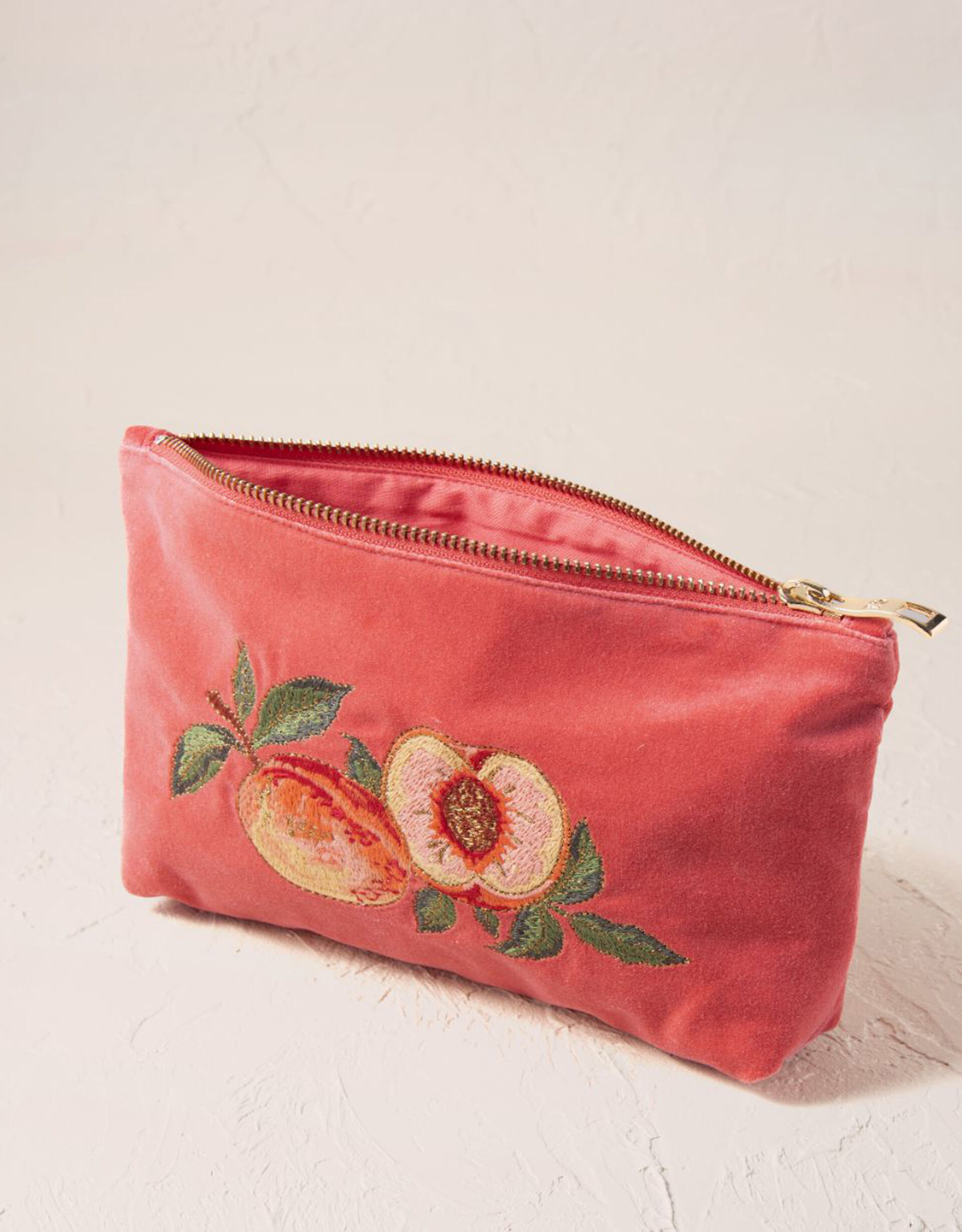 Elizabeth Scarlett Summer Peach Mini Pouch