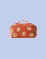 Elizabeth Scarlett Sun Goddess Velvet Make Up Bag, , large