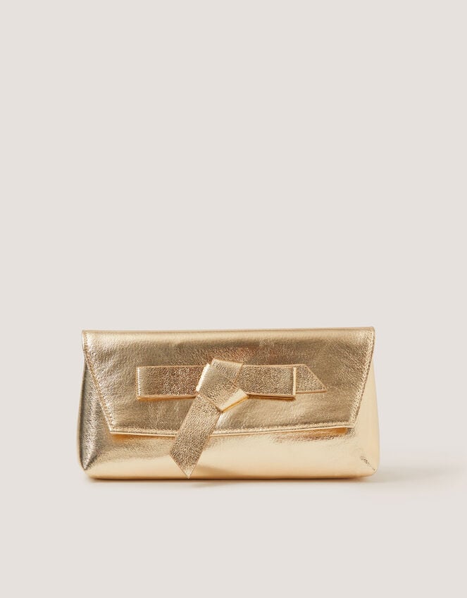 Pippa Bow Clutch Bag, , large