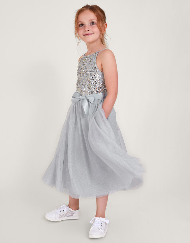 Truth Sequin Occasion Dress , Grey (GREY), large