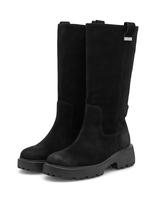 Shoe The Bear Lea Suede Long Boots, Black (BLACK), large